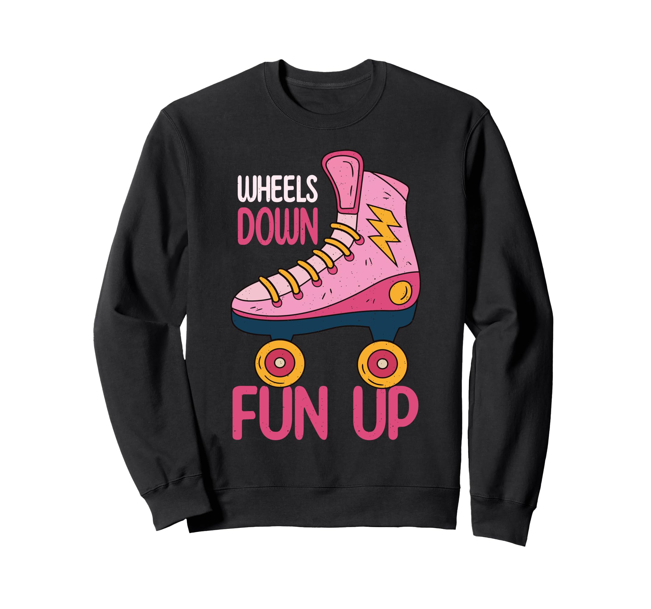 Roller Skating Roller Skates Sweatshirt - Fun Novelty Design for Adults - T-Shirt, Sweatshirt, Hoodie