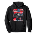 Powerstroke Patriotic Truck American Hoodie - Aesthetic Graphic for Adults - T-Shirt, Sweatshirt, Hoodie