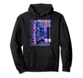 Sapporo City 80S Synthwave Skyline Japan Hoodie - Streetwear Style Unisex - T-Shirt, Sweatshirt, Hoodie
