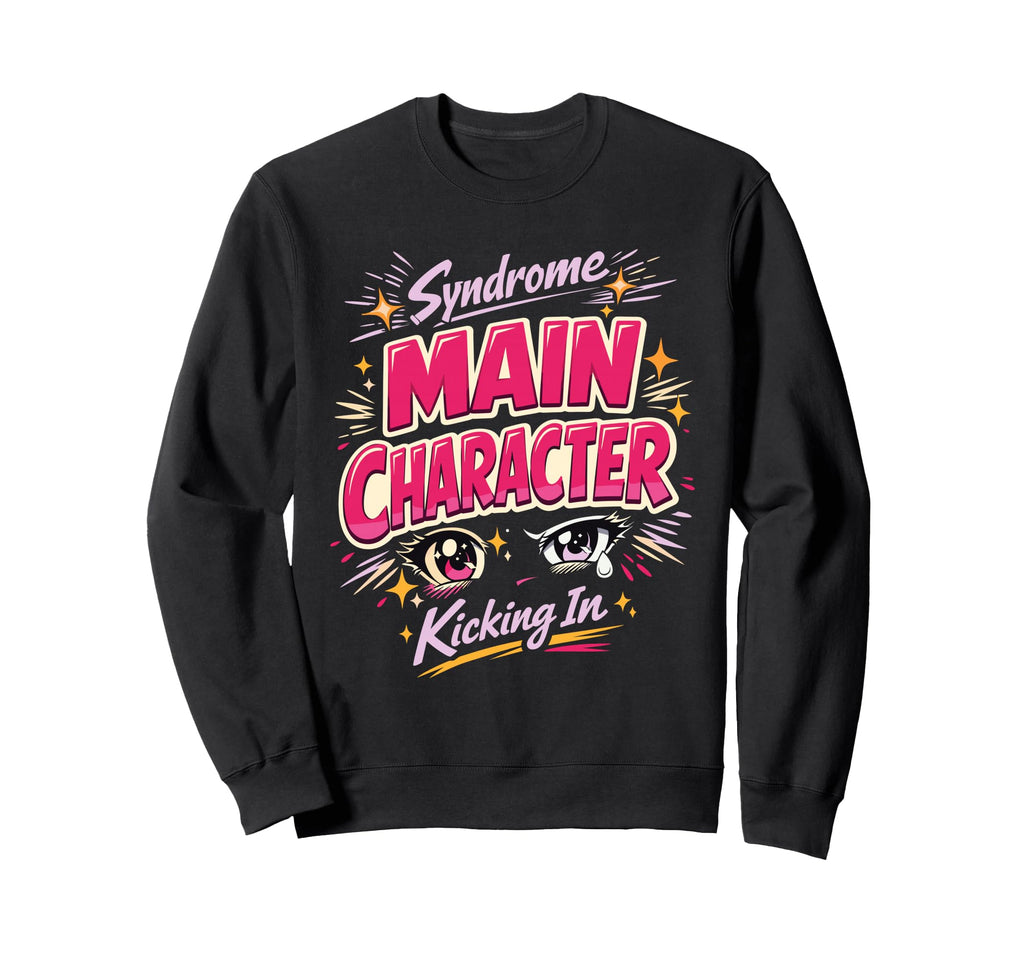 Anime Anxiety Overthinking Weeb Sweatshirt - Fun Novelty Design Unisex - T-Shirt, Sweatshirt, Hoodie
