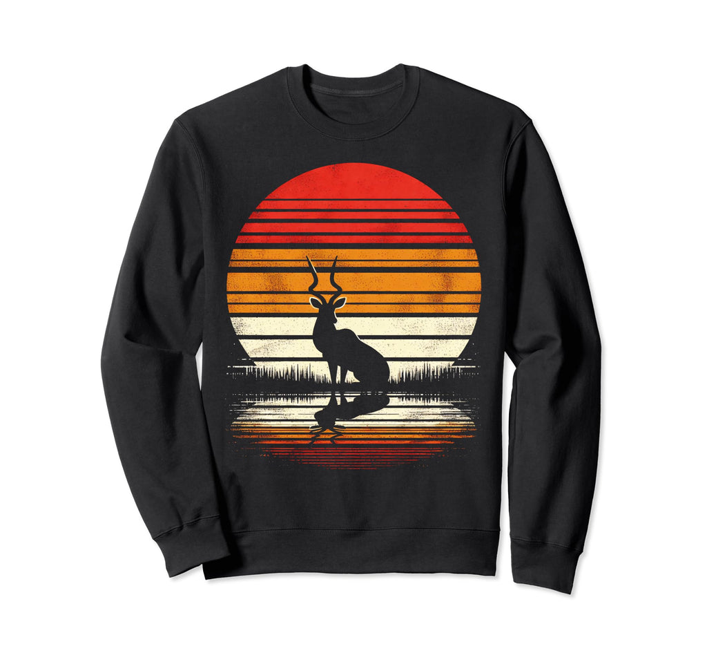 Antelope Sunset Safari 70S Sweatshirt - Streetwear Style Unisex - T-Shirt, Sweatshirt, Hoodie