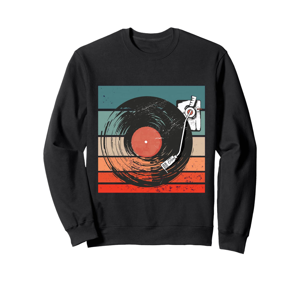 Vinyl Record Record Player Record Sweatshirt - Trendy Graphic for Adults - T-Shirt, Sweatshirt, Hoodie