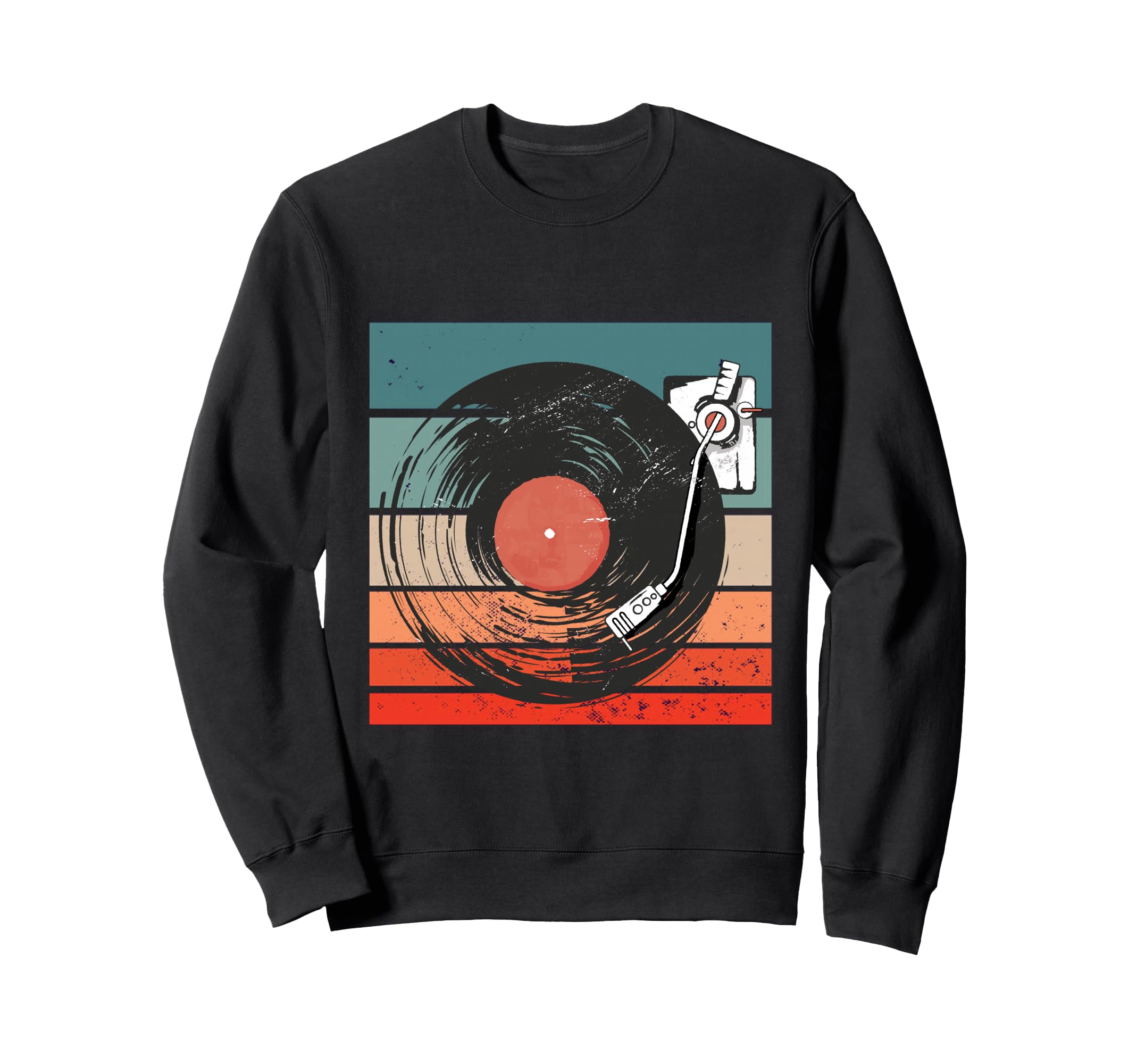 Vinyl Record Record Player Record Sweatshirt - Trendy Graphic for Adults - T-Shirt, Sweatshirt, Hoodie