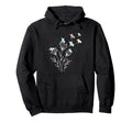 Whimsical Roller Skates Flowers Hoodie - Casual Everyday Wear for Adults - T-Shirt, Sweatshirt, Hoodie