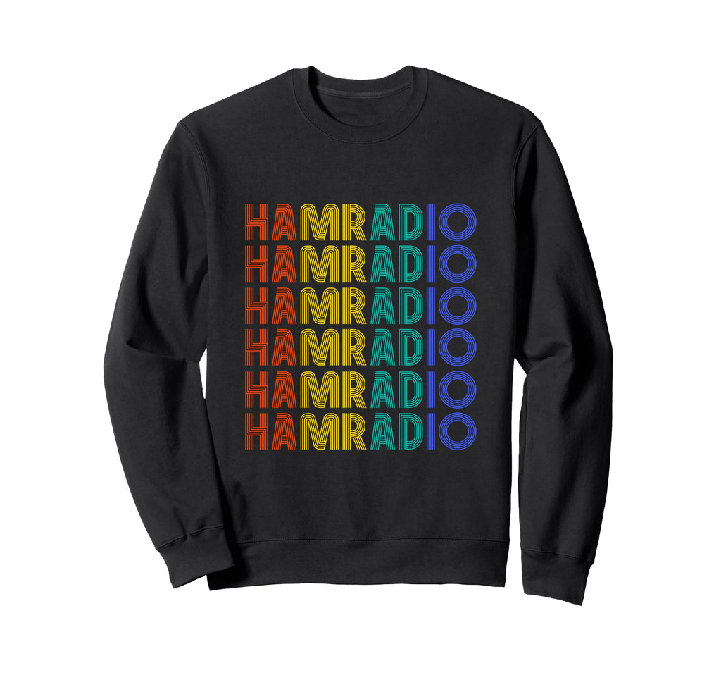 Ham Radio Typography Amateur Sweatshirt - Minimalist Print for Adults - T-Shirt, Sweatshirt, Hoodie