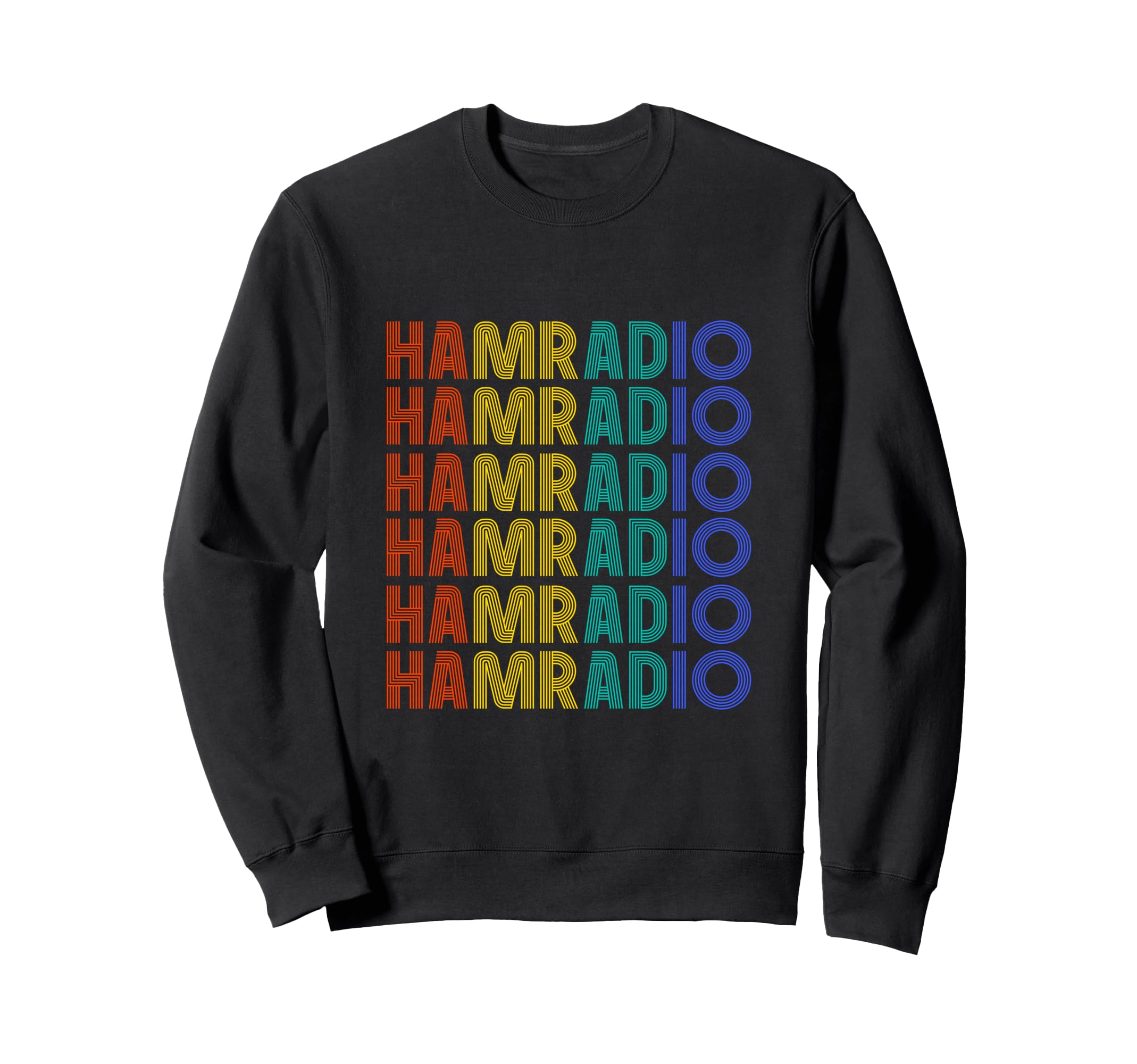 Ham Radio Typography Amateur Sweatshirt - Minimalist Print for Adults - T-Shirt, Sweatshirt, Hoodie