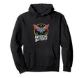 Moth Mann Cryptid Mothman Anti Social Hoodie - Custom Art Print for Adults - T-Shirt, Sweatshirt, Hoodie