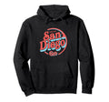 San Diego California 619 Typography Hoodie - Minimalist Print for Adults - T-Shirt, Sweatshirt, Hoodie
