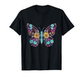 Floral Butterfly Flowers Botany Nature T-Shirt - Trendy Graphic for Adults - T-Shirt, Sweatshirt, Hoodie