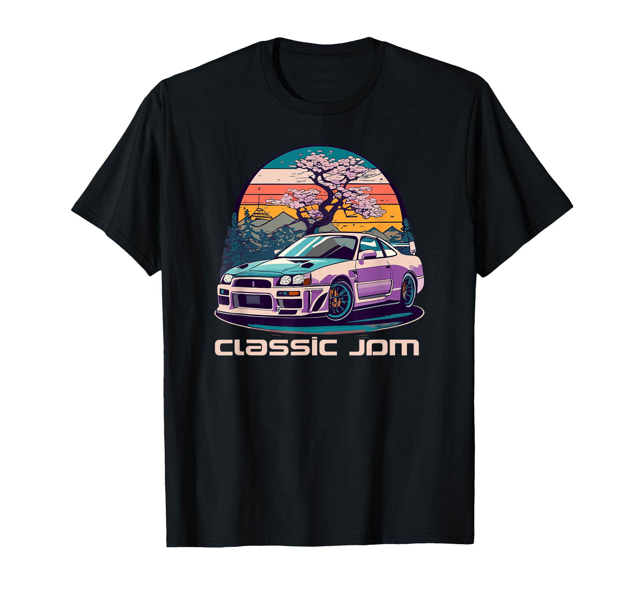 Jdm Japanese Car Sunset T-Shirt - Novelty Apparel Unisex - T-Shirt, Sweatshirt, Hoodie