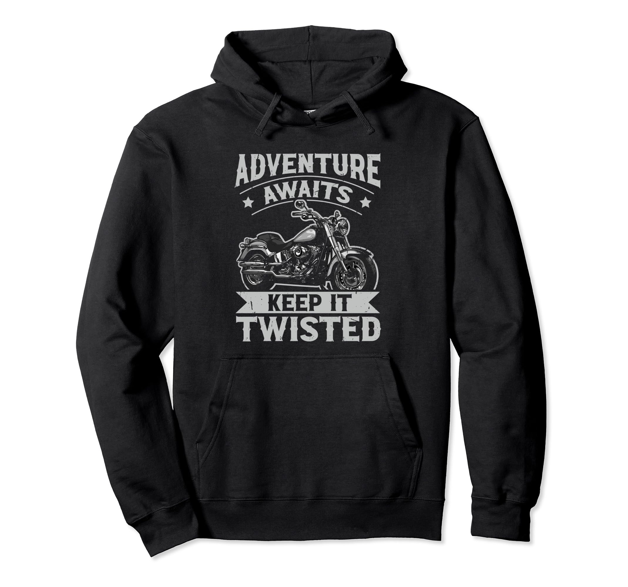 Adventure Awaits Keep It Twisted Hoodie - Fun Novelty Design Men Women - T-Shirt, Sweatshirt, Hoodie