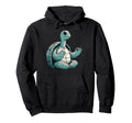 Meditation Tortoise Turtle Yoga Pose Hoodie - Fun Novelty Design Men Women - T-Shirt, Sweatshirt, Hoodie