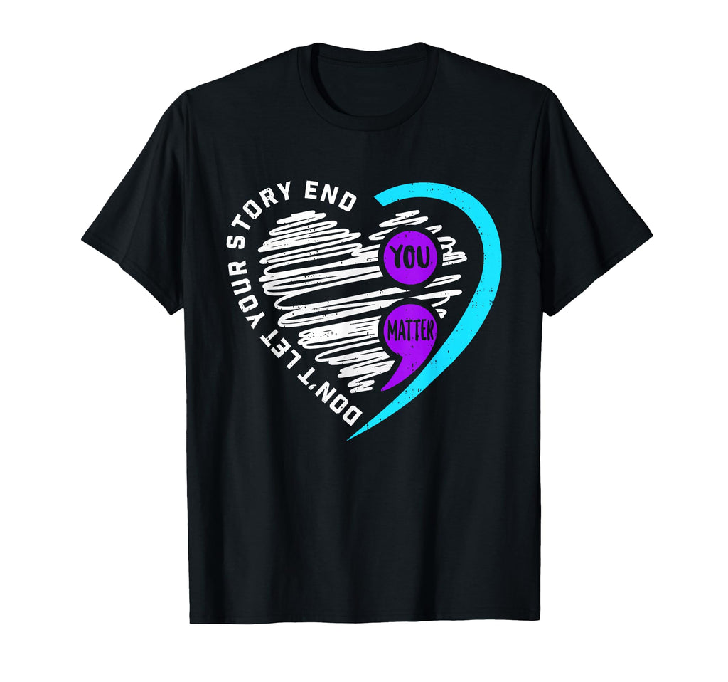 Suicide Awareness You Matter Mental T-Shirt - Minimalist Print for Adults - T-Shirt, Sweatshirt, Hoodie