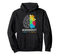 Neurodiversity Autism Spectrum Asd Adhd Hoodie - Novelty Apparel Unisex - T-Shirt, Sweatshirt, Hoodie