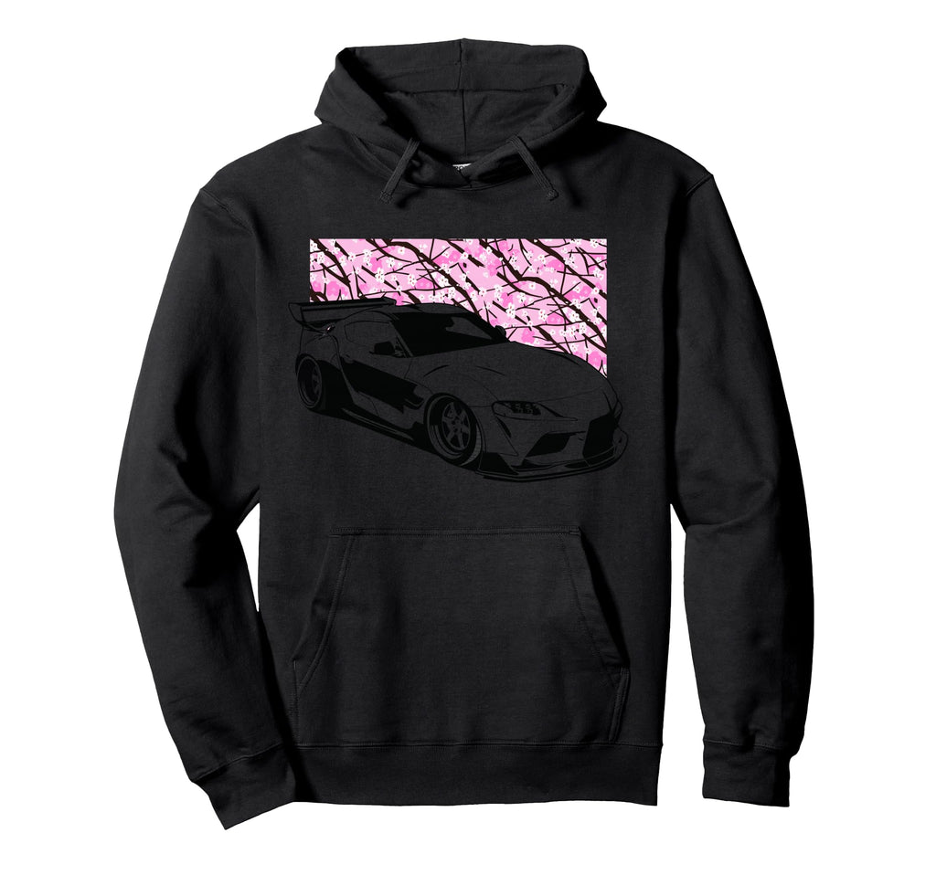 Jdm Supra Mk5 Gr Cherry Blossom 2Jz Hoodie - Unique Graphic Men Women - T-Shirt, Sweatshirt, Hoodie