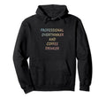 Professional Overthinker And Coffee Drinker Hoodie - Graphic Print Unisex - T-Shirt, Sweatshirt, Hoodie