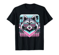 Raccoon Sunglasses 80S Aesthetic T-Shirt - Custom Art Print Unisex - T-Shirt, Sweatshirt, Hoodie