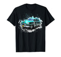 Old American Car Watercolor T-Shirt - Aesthetic Graphic Unisex - T-Shirt, Sweatshirt, Hoodie