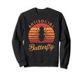 Antisocial Butterfly Housefly Sweatshirt - Novelty Apparel Unisex - T-Shirt, Sweatshirt, Hoodie