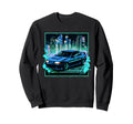 Synthwave Jdm Japanese Drifting Sweatshirt - Custom Art Print Men Women - T-Shirt, Sweatshirt, Hoodie