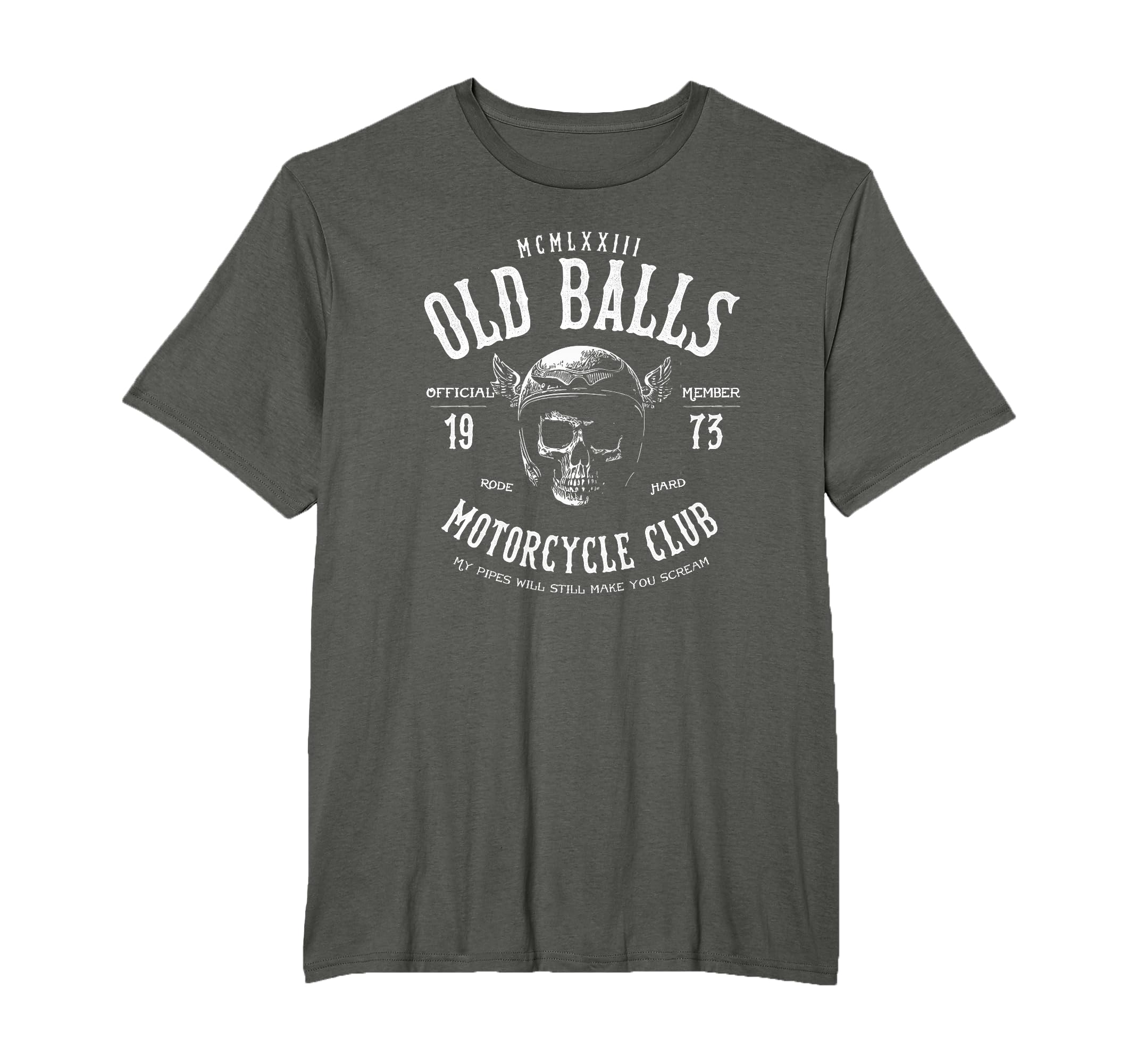 Old Balls Club Motorcycle 50Th T-Shirt - Streetwear Style Men Women - T-Shirt, Sweatshirt, Hoodie