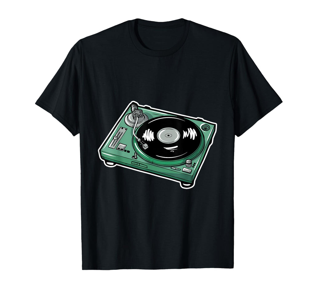 Record Player Vinyl Lovers Gift T-Shirt - Aesthetic Graphic Men Women - T-Shirt, Sweatshirt, Hoodie