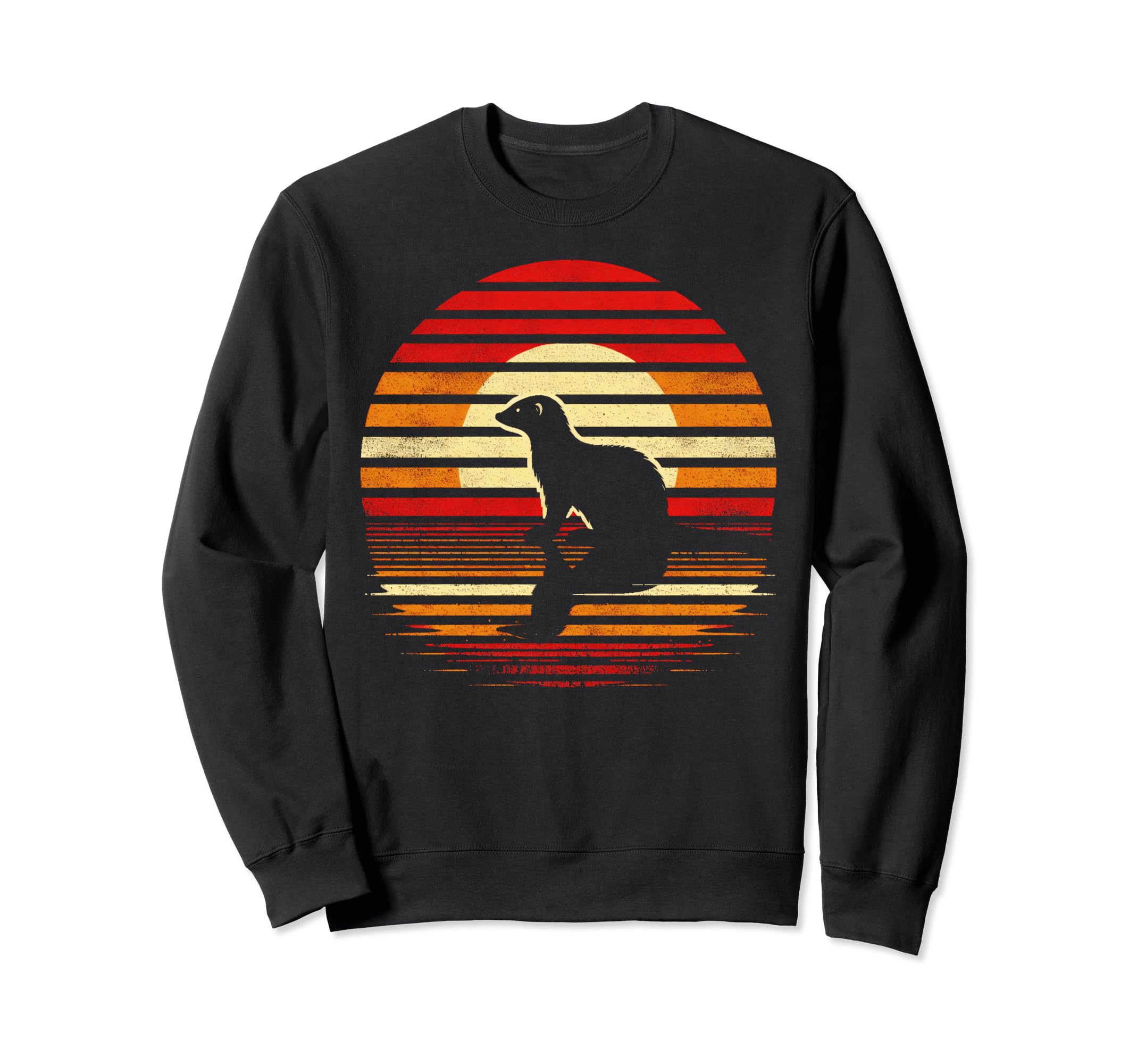 Mongoose Sunset Safari 70S Sweatshirt - Unique Graphic for Adults - T-Shirt, Sweatshirt, Hoodie