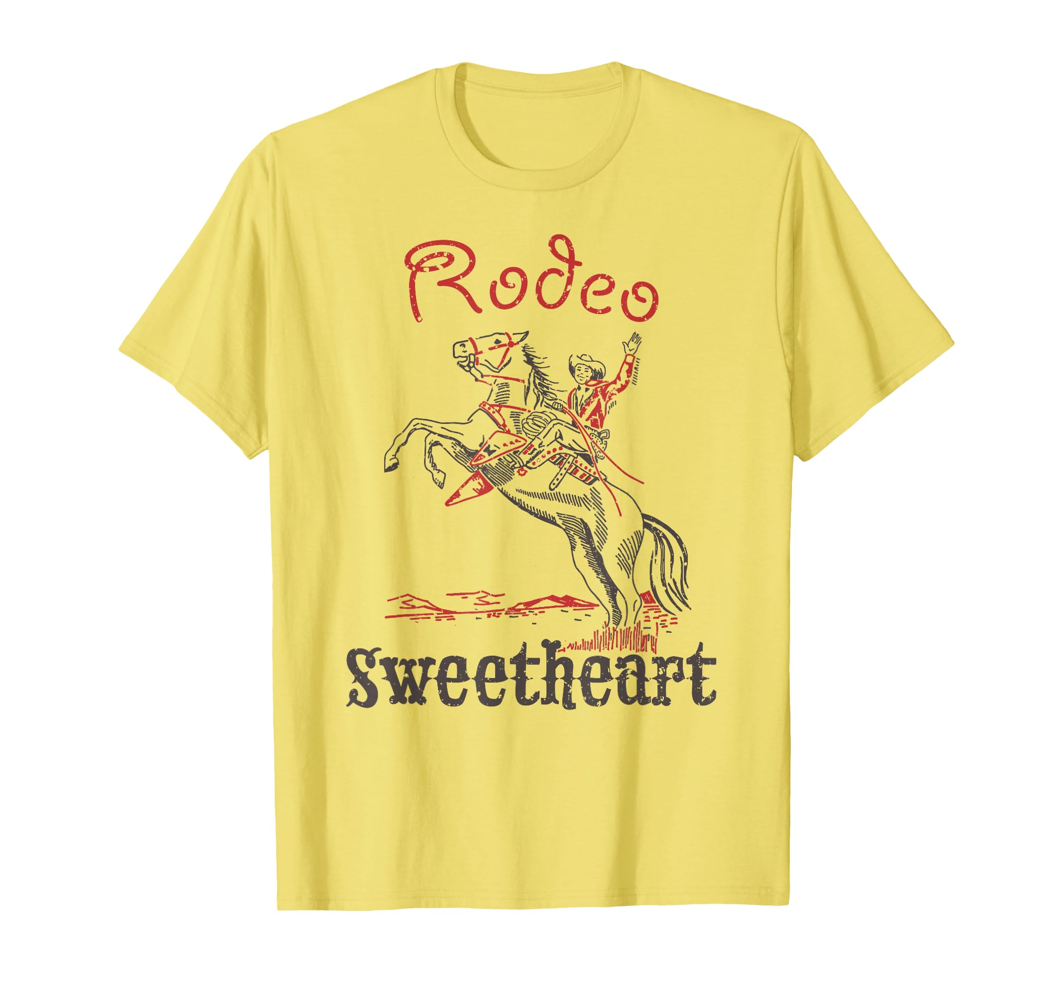 Rodeo Sweetheart Western Cowboy T-Shirt - Aesthetic Graphic for Adults - T-Shirt, Sweatshirt, Hoodie