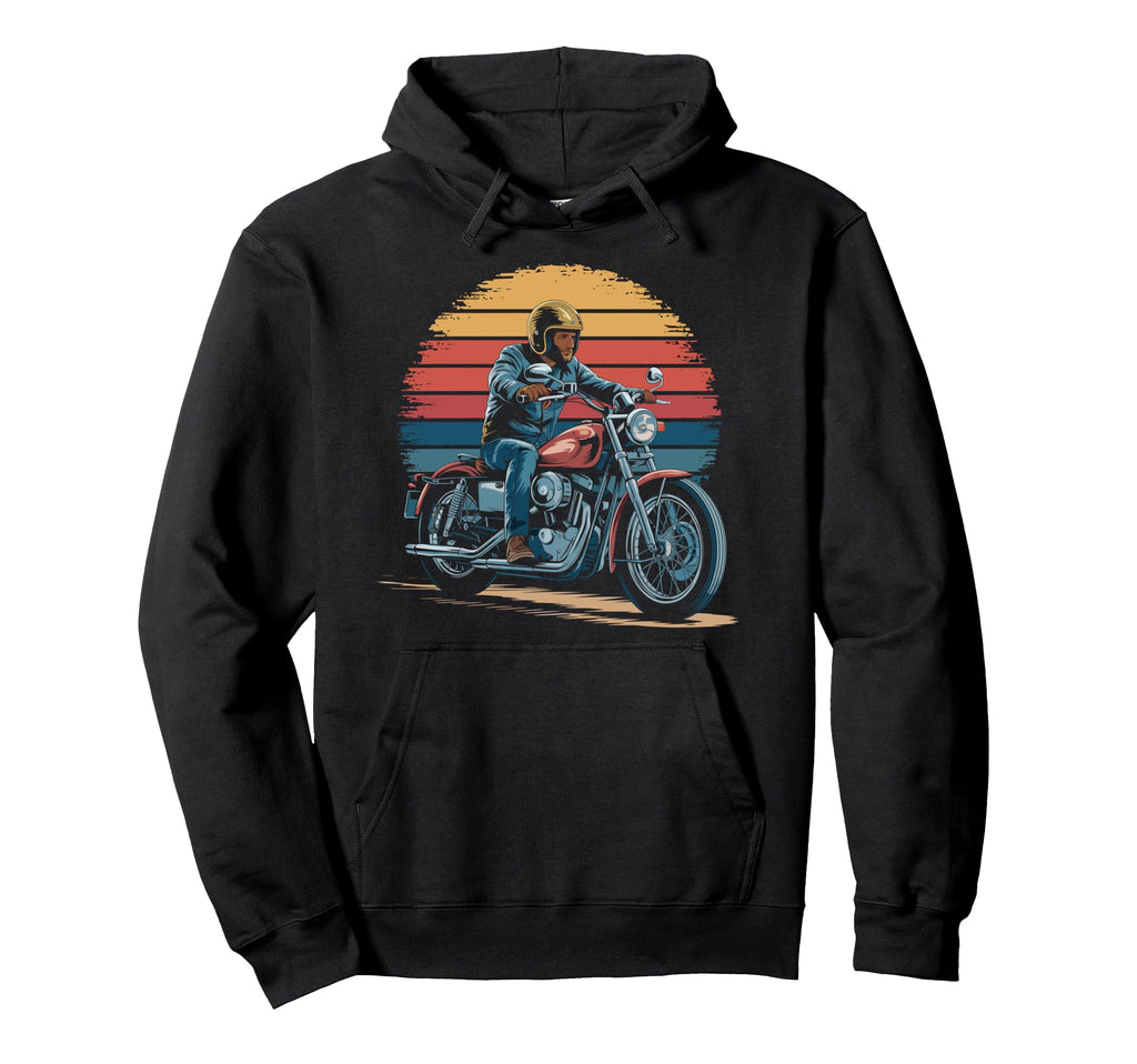 Motorcycle Rider Hoodie - Streetwear Style Men Women - T-Shirt, Sweatshirt, Hoodie