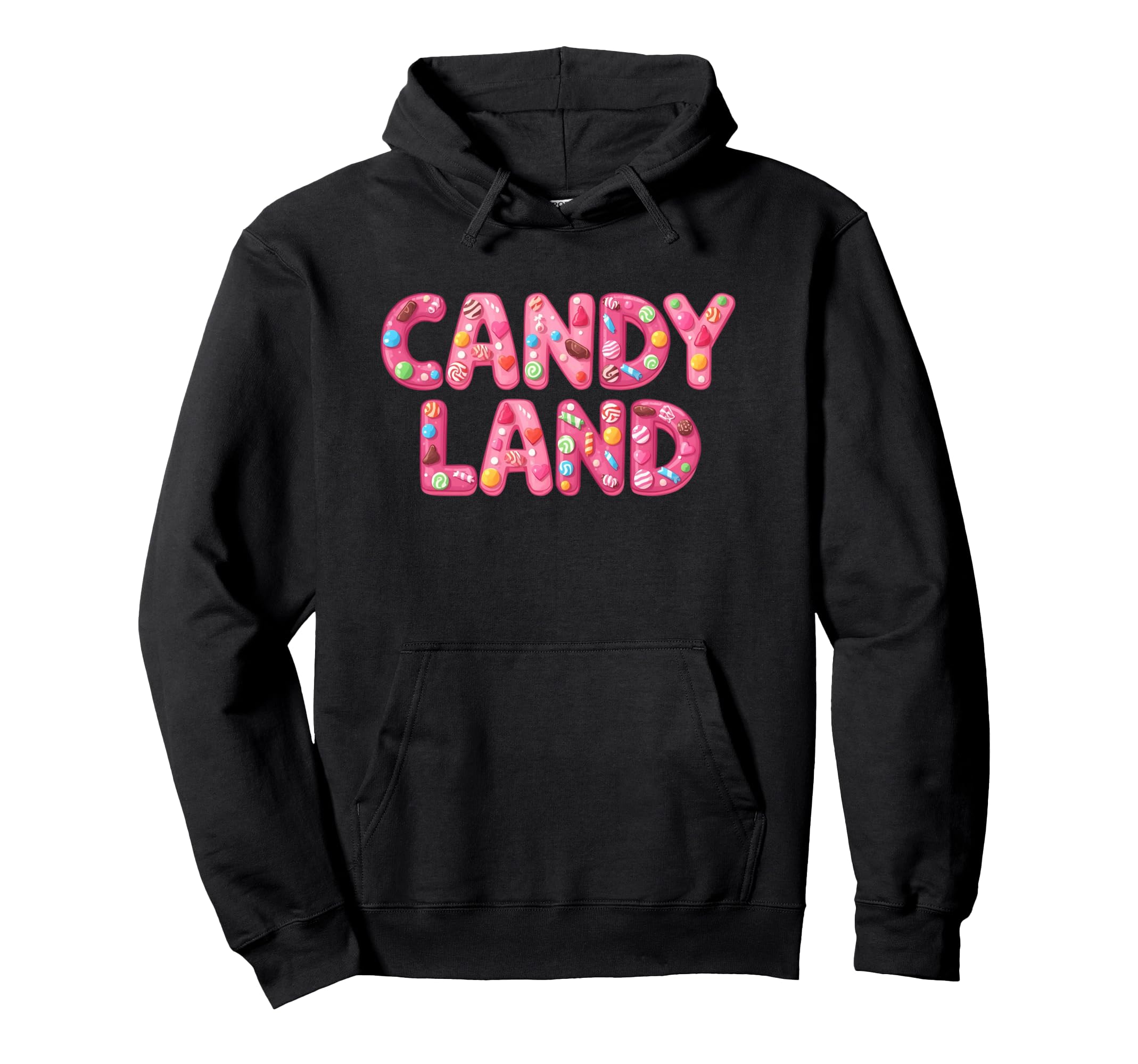 Candy Land Logo Candys Hoodie - Novelty Apparel Unisex - T-Shirt, Sweatshirt, Hoodie