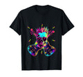 Streetwear Synthwave 80S 90S Skull T-Shirt - Aesthetic Graphic for Adults - T-Shirt, Sweatshirt, Hoodie