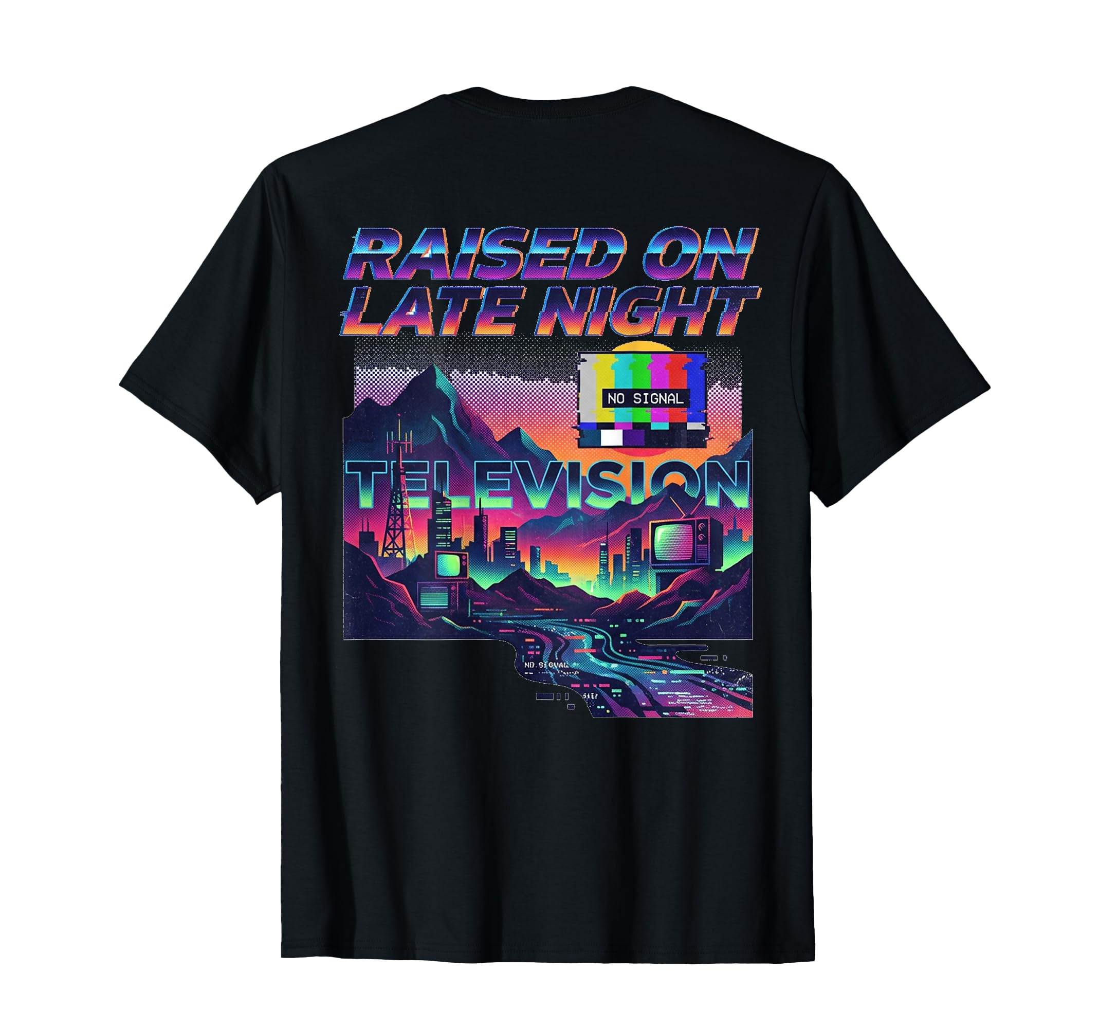 80S Synthwave 1980S Nostalgia Late T-Shirt - Fun Novelty Design Unisex - T-Shirt, Sweatshirt, Hoodie
