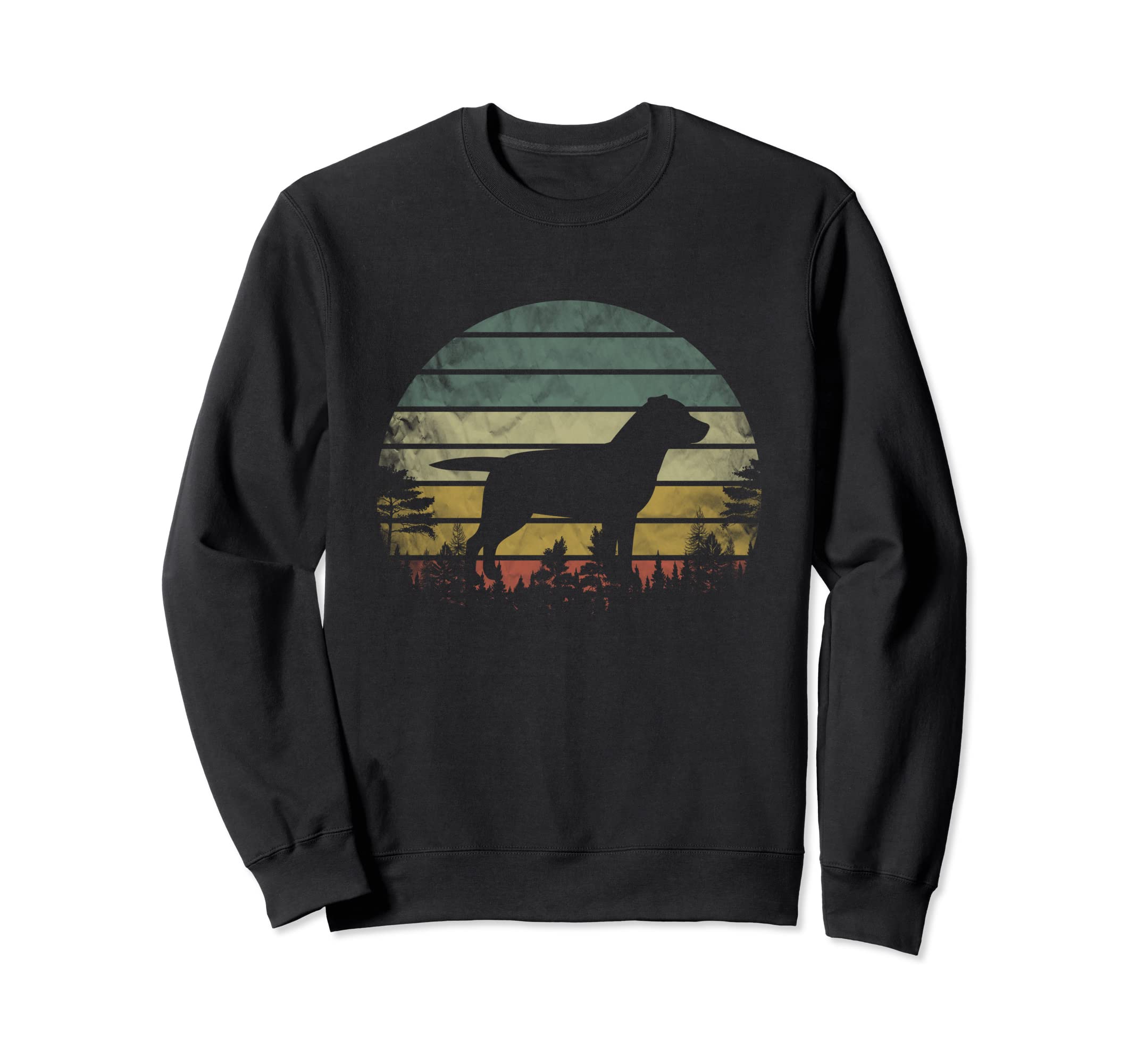 Labrador 60S 70S Sunset Dogs Sweatshirt - Aesthetic Graphic Men Women - T-Shirt, Sweatshirt, Hoodie