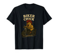 Biker Chick Mohawk Crazy Motorcycle T-Shirt - Trendy Graphic for Adults - T-Shirt, Sweatshirt, Hoodie