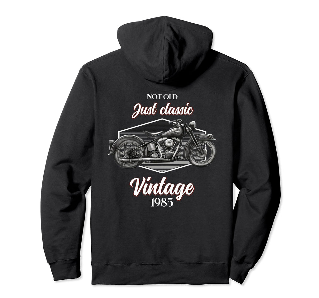 40Th Birthday Motorcycle Hoodie - Fun Novelty Design for Adults - T-Shirt, Sweatshirt, Hoodie