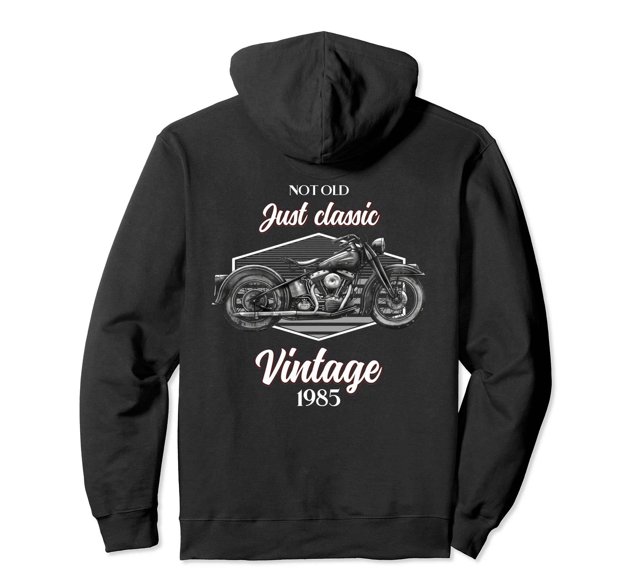 40Th Birthday Motorcycle Hoodie - Fun Novelty Design for Adults - T-Shirt, Sweatshirt, Hoodie
