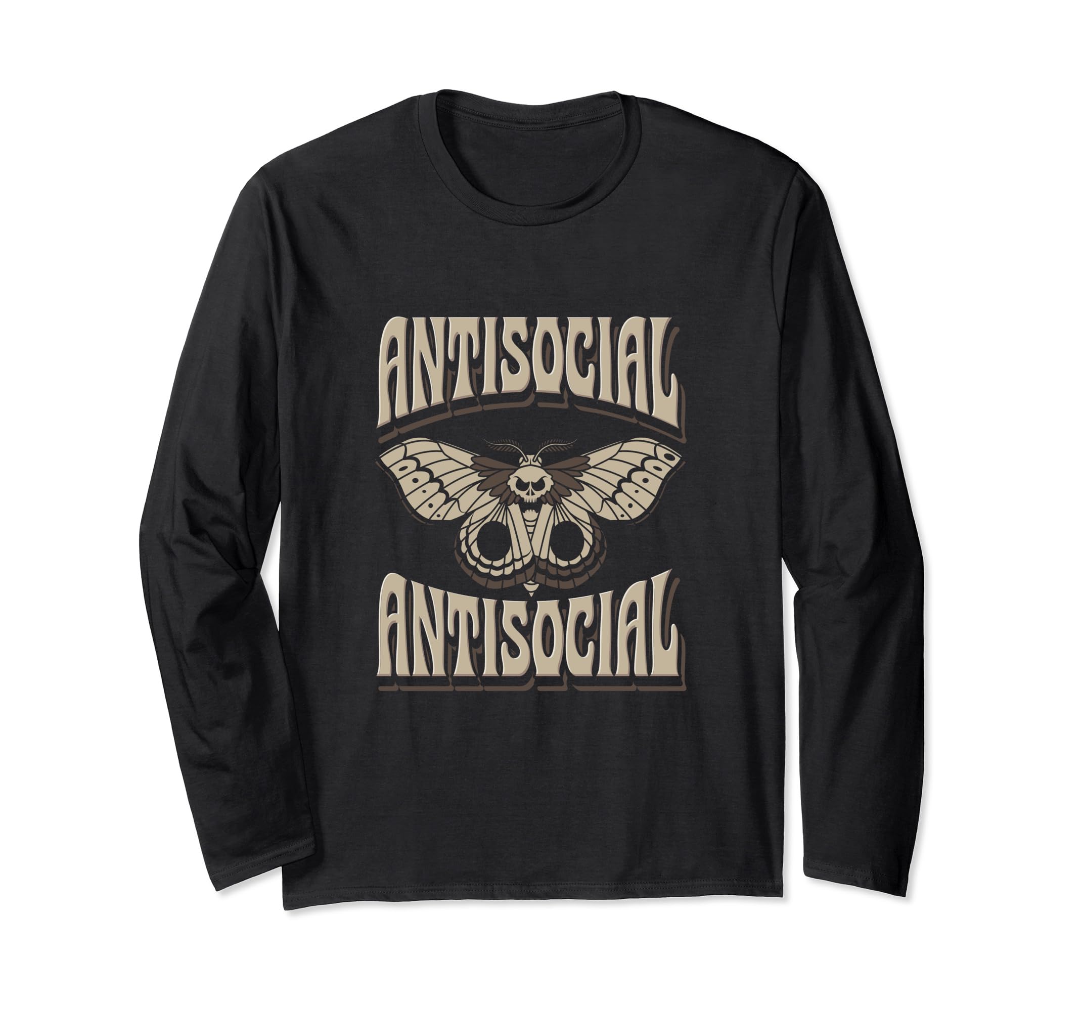 Antisocial Butterfly Socially T-Shirt - Fun Novelty Design Men Women - T-Shirt, Sweatshirt, Hoodie