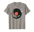 Record Player Illustration Vinyl Lover T-Shirt - Minimalist Print Unisex - T-Shirt, Sweatshirt, Hoodie