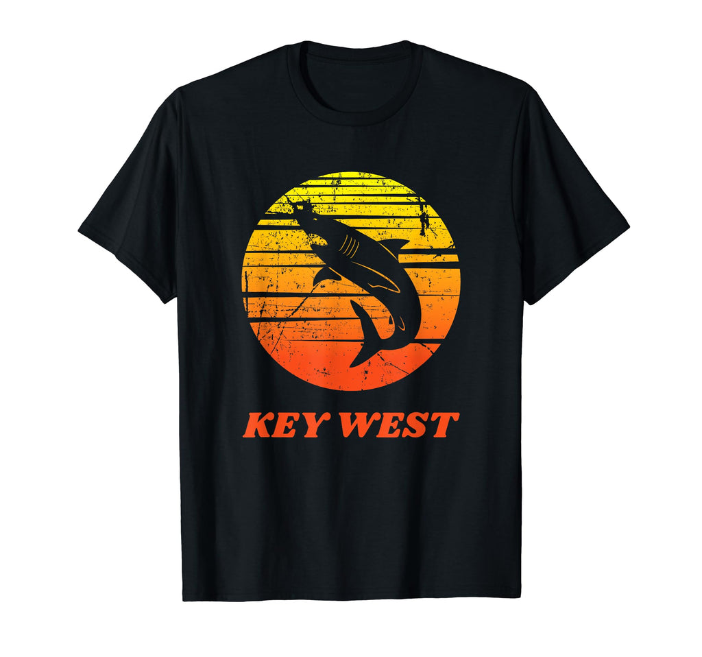 Throwback Key West Shark T-Shirt - Streetwear Style Men Women - T-Shirt, Sweatshirt, Hoodie