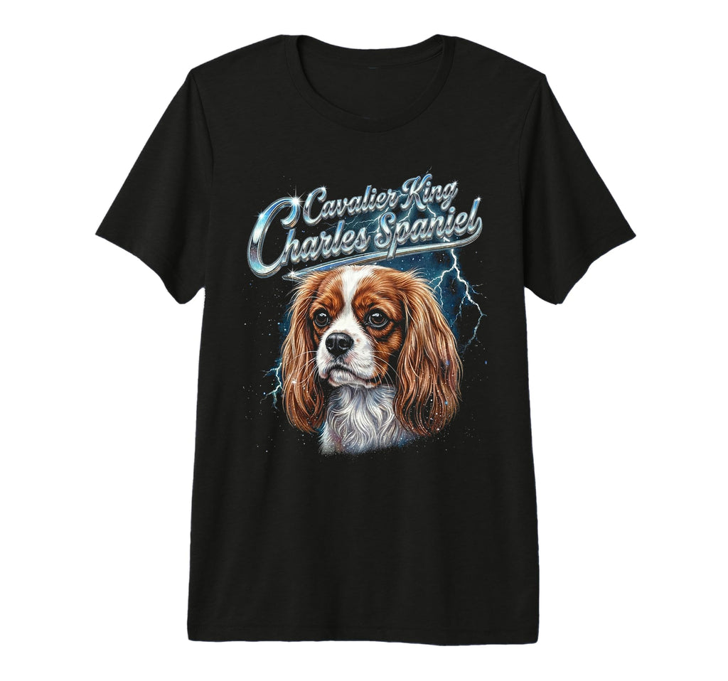 Cavalier King Charles Spaniel 90S Dog T-Shirt - Graphic Print Men Women - T-Shirt, Sweatshirt, Hoodie