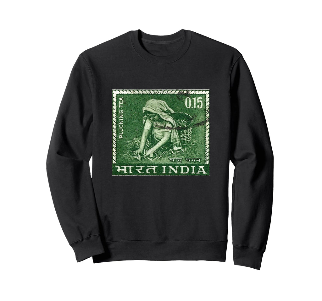 India Stamp Sweatshirt - Casual Everyday Wear Men Women - T-Shirt, Sweatshirt, Hoodie