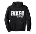 Motorcycle Biker Biker Chick Hoodie - Fun Novelty Design for Adults - T-Shirt, Sweatshirt, Hoodie