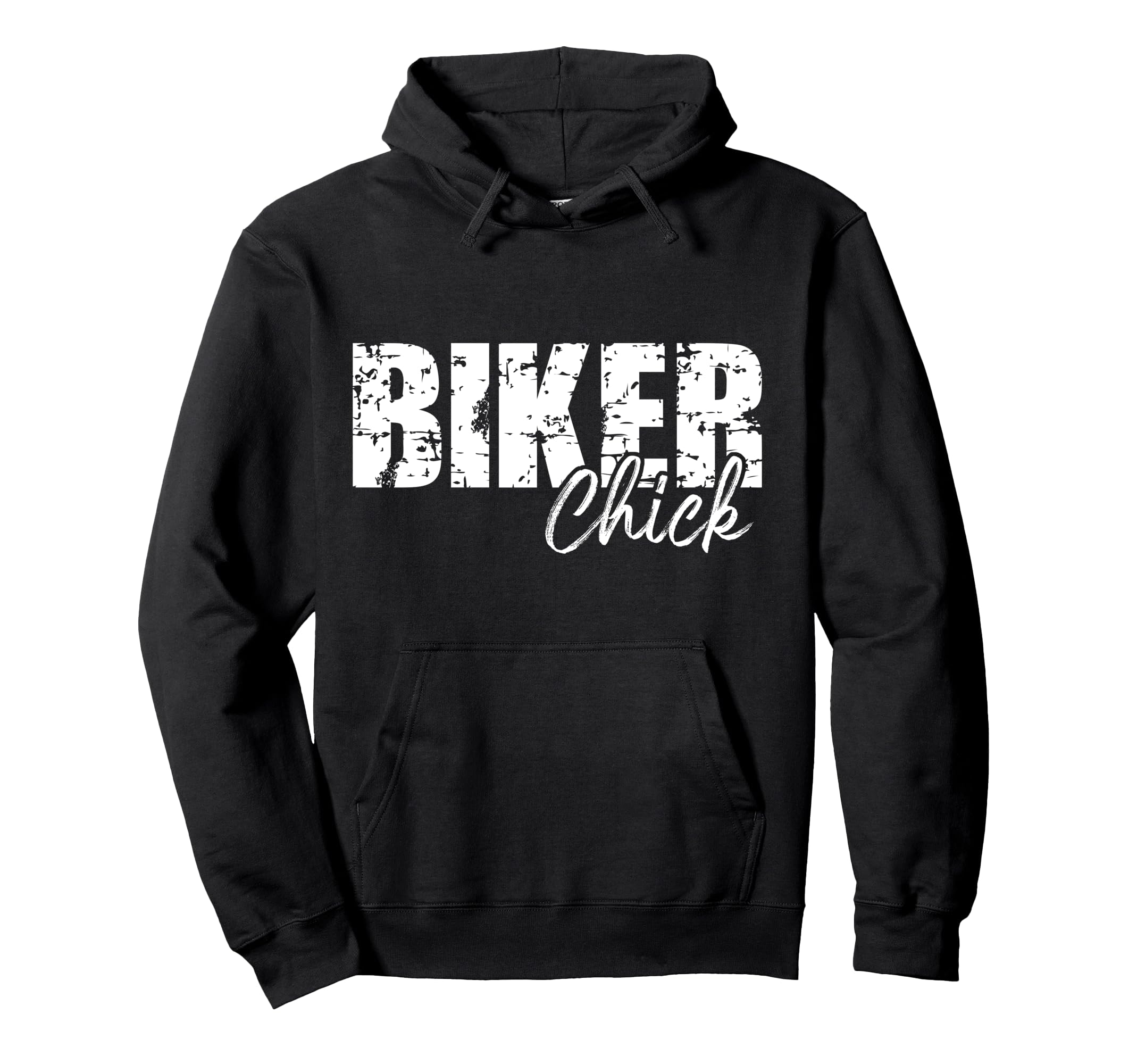 Motorcycle Biker Biker Chick Hoodie - Fun Novelty Design for Adults - T-Shirt, Sweatshirt, Hoodie