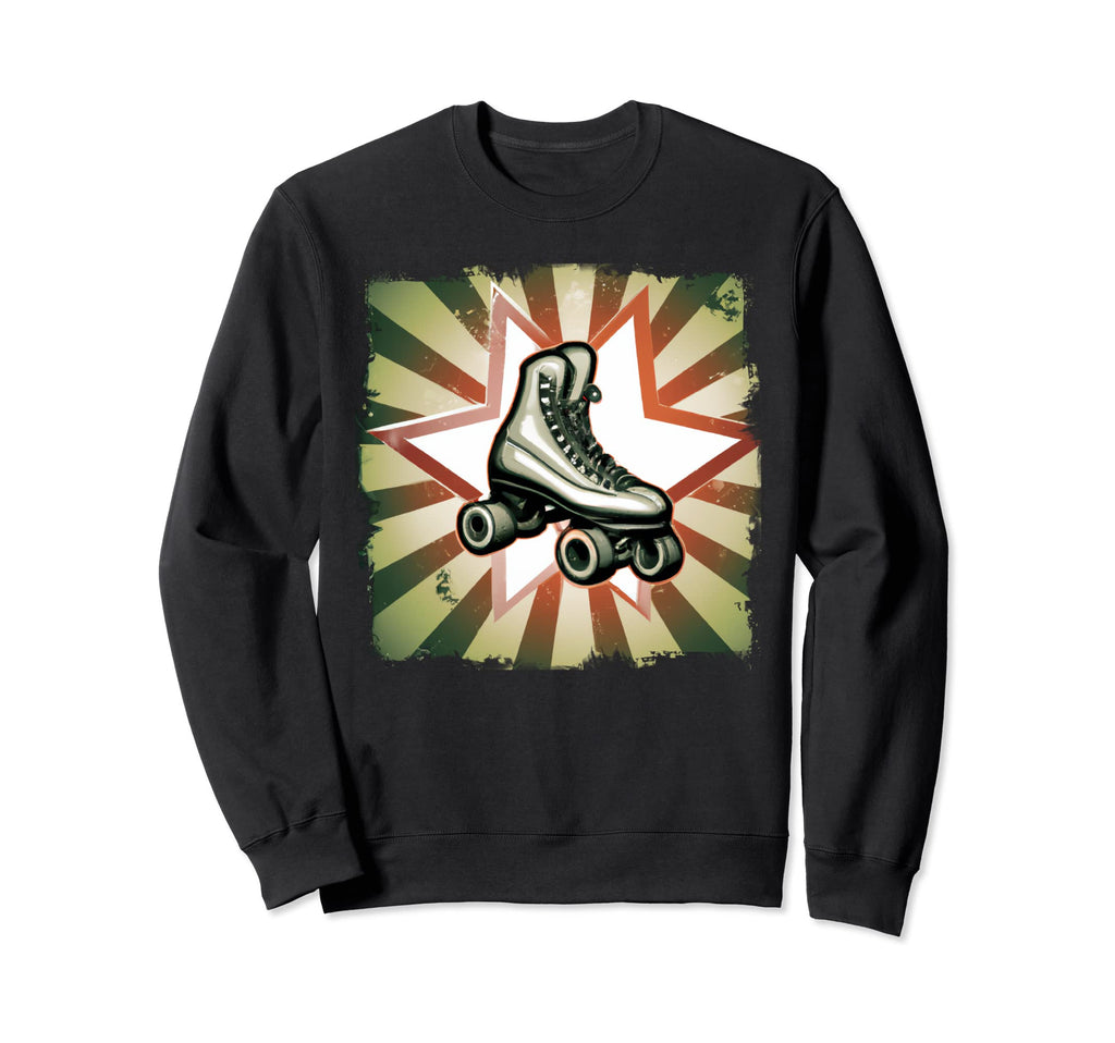 Roller Skates Roller Blades 70S Sweatshirt - Fun Novelty Design Men Women - T-Shirt, Sweatshirt, Hoodie