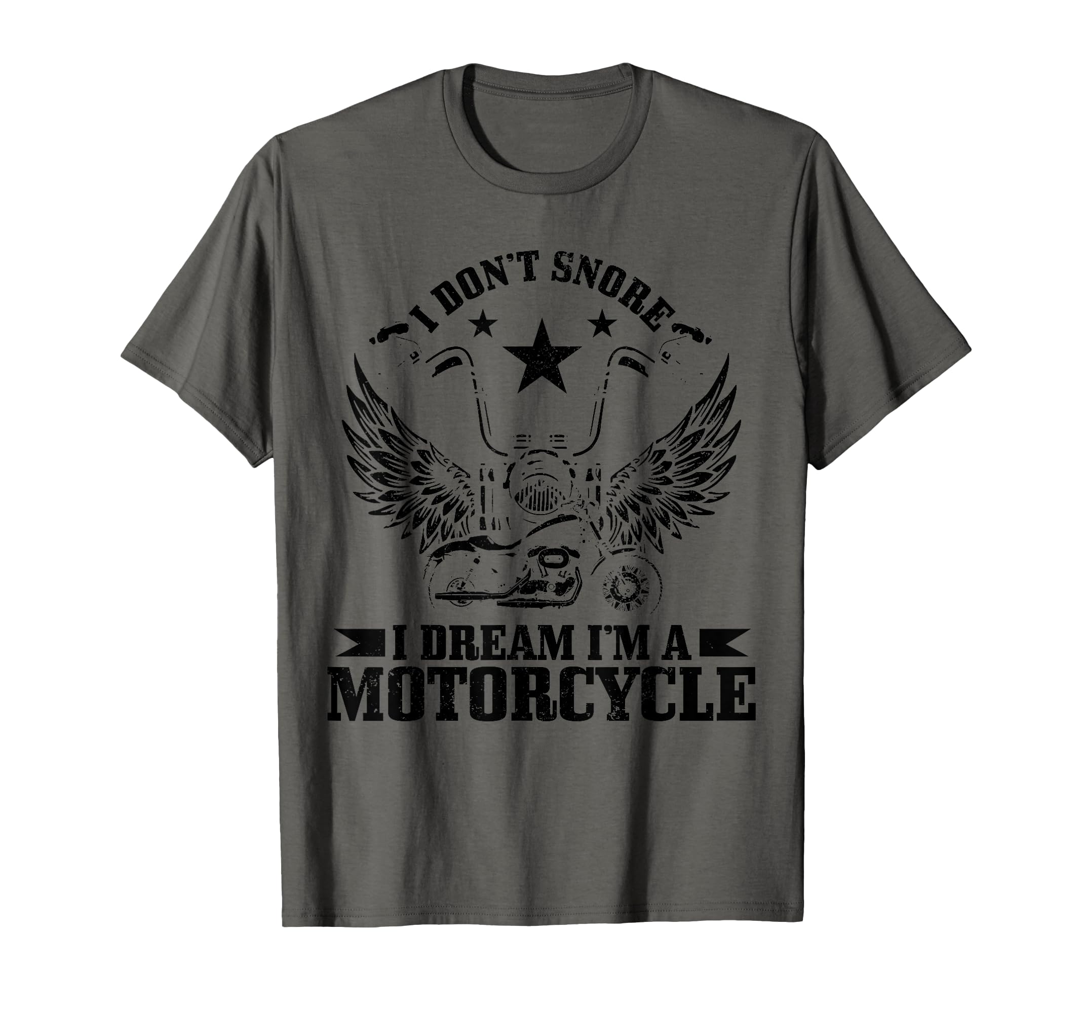 I Dont Snore I Dream Im Motorcycle Funny T-Shirt - Custom Art Print Unisex - T-Shirt, Sweatshirt, Hoodie