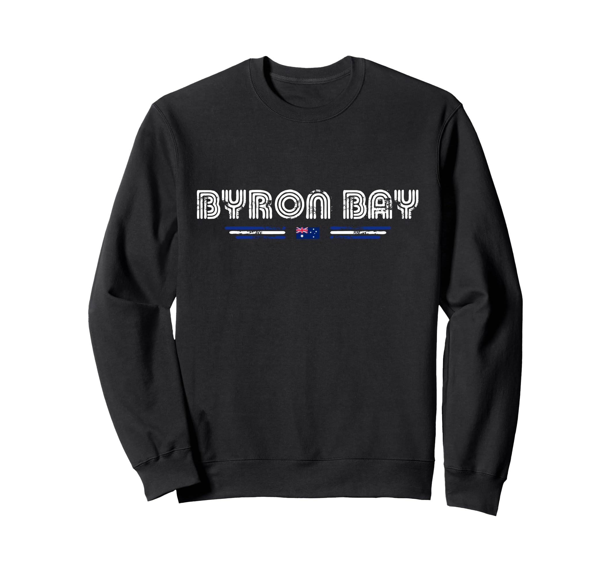 Byron Bay Australia 70S 80S Type Sweatshirt - Custom Art Print Men Women - T-Shirt, Sweatshirt, Hoodie