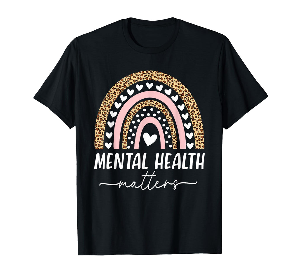 Mental Health Matters Human Brain T-Shirt - Custom Art Print Unisex - T-Shirt, Sweatshirt, Hoodie