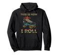 This Is How I Roll Roller Skating 80S Hoodie - Unique Graphic Men Women - T-Shirt, Sweatshirt, Hoodie