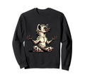 Meditation Hyena Yoga Pose Relaxing Sweatshirt - Aesthetic Graphic Unisex - T-Shirt, Sweatshirt, Hoodie