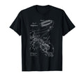 Motorcycle Diagram Twistgrip Patent T-Shirt - Graphic Print Unisex - T-Shirt, Sweatshirt, Hoodie
